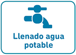 Llenado de agua potable
